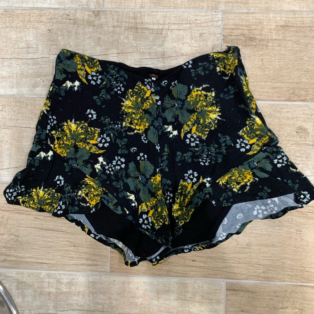 Free People Floral Shorts